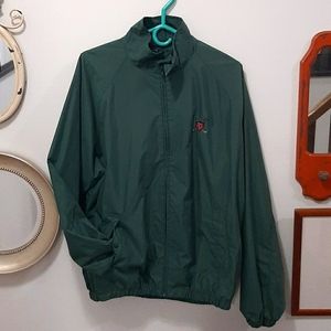 Green Polo windbreaker